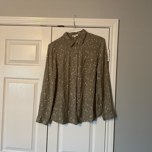 “Splatter” Design Blouse - Picture 1 of 5